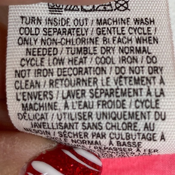 Pink by Victoria’s Secret crop tied top - Picture 4 of 4